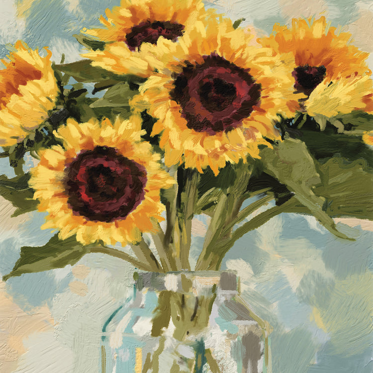 Sunflowers in Vase