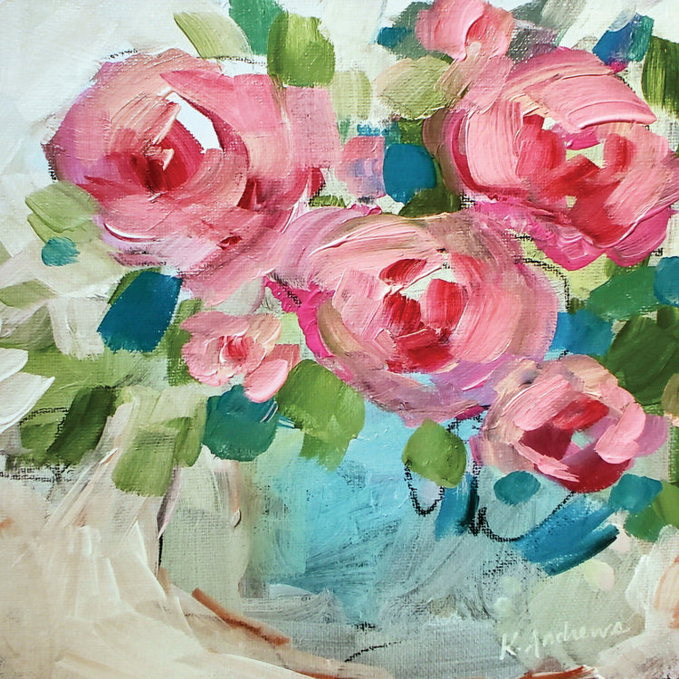 Pink Roses Abstracts