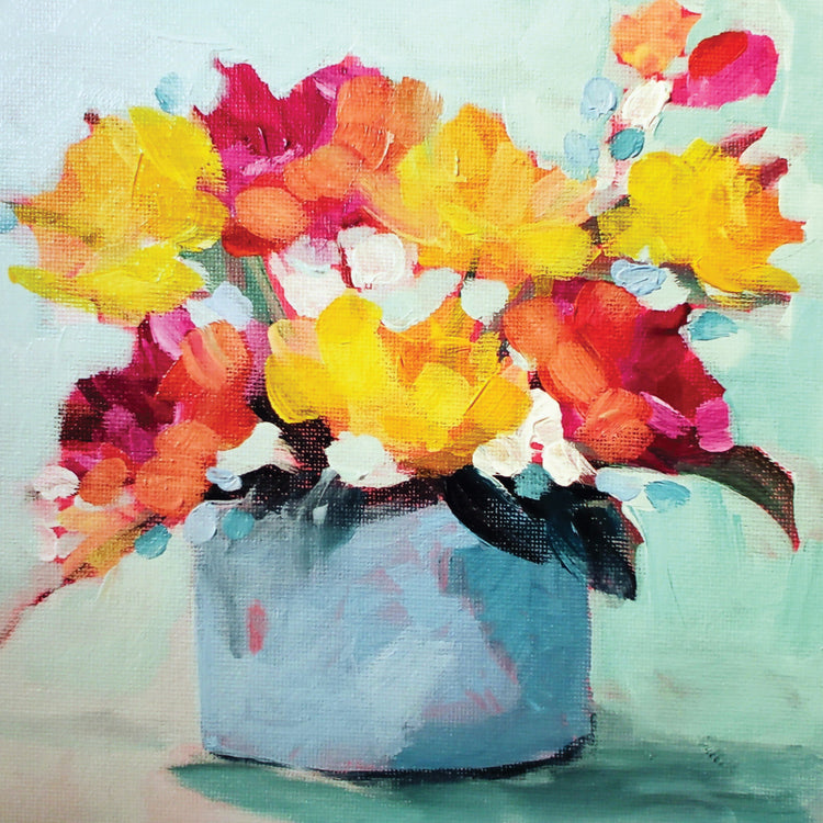 Yellow and Pink Flowers