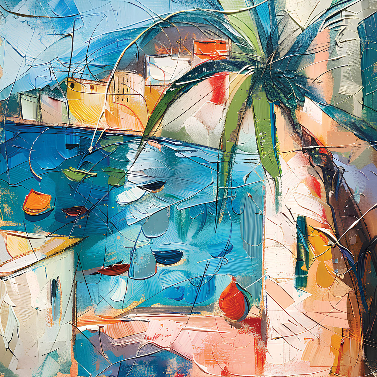 Palm Tree Bon The Beach Mallorca Spain