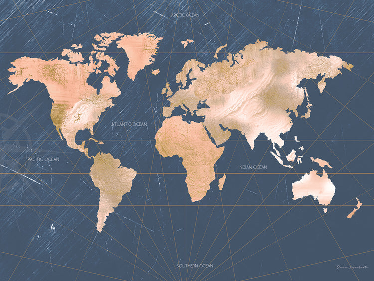 Mindfully Marbled Map