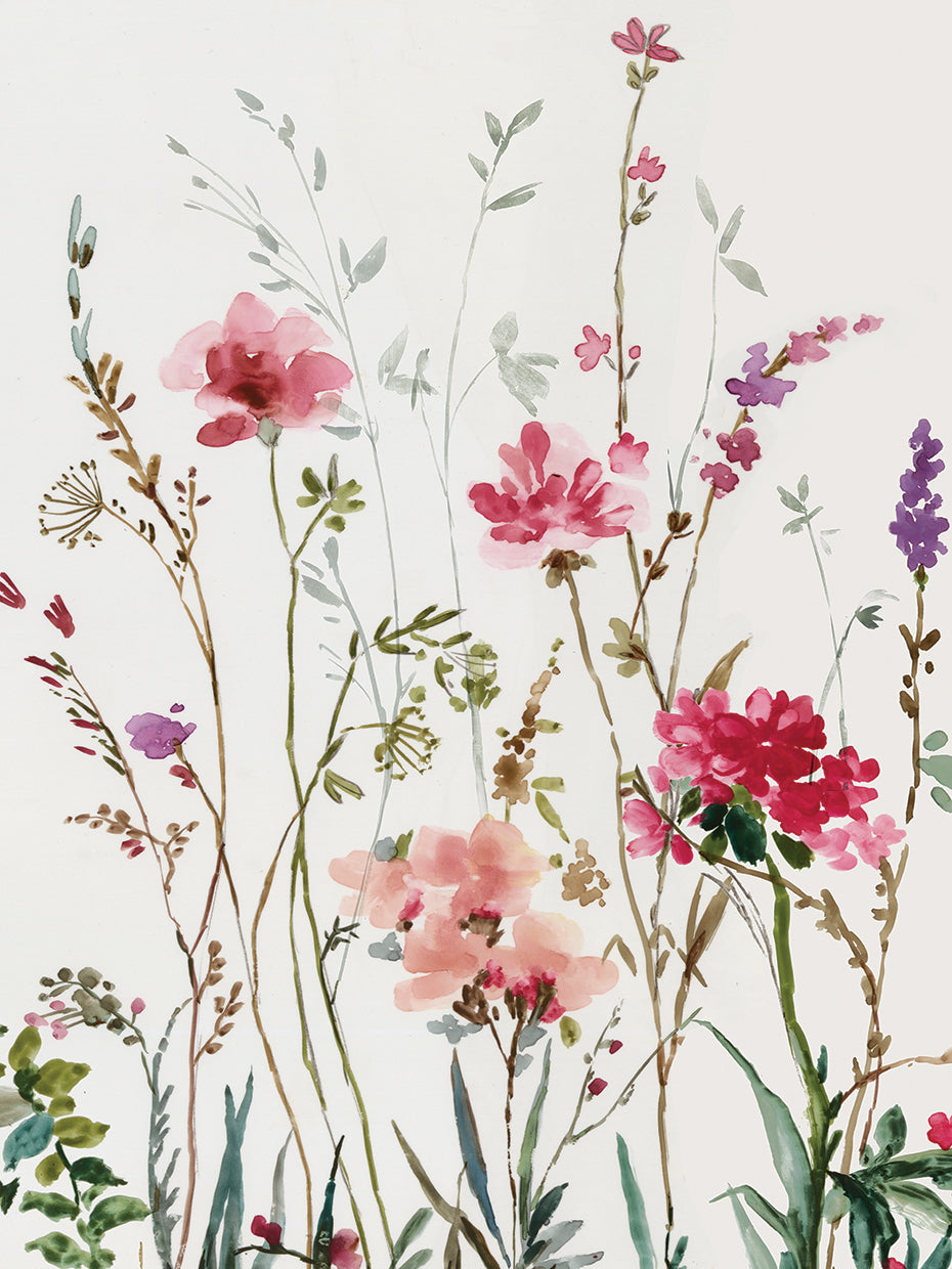 Pink Wild Flowers I