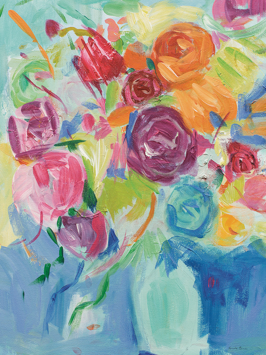 Matisse Florals Pastel Crop