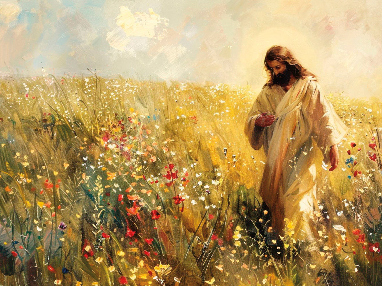Jesus Among Wildflowers_