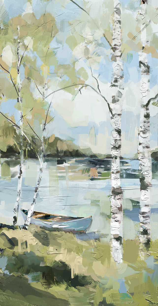 Mountain Lake Canoe