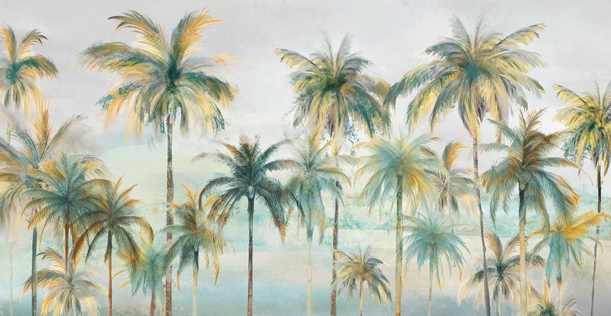Teal Palms Panel