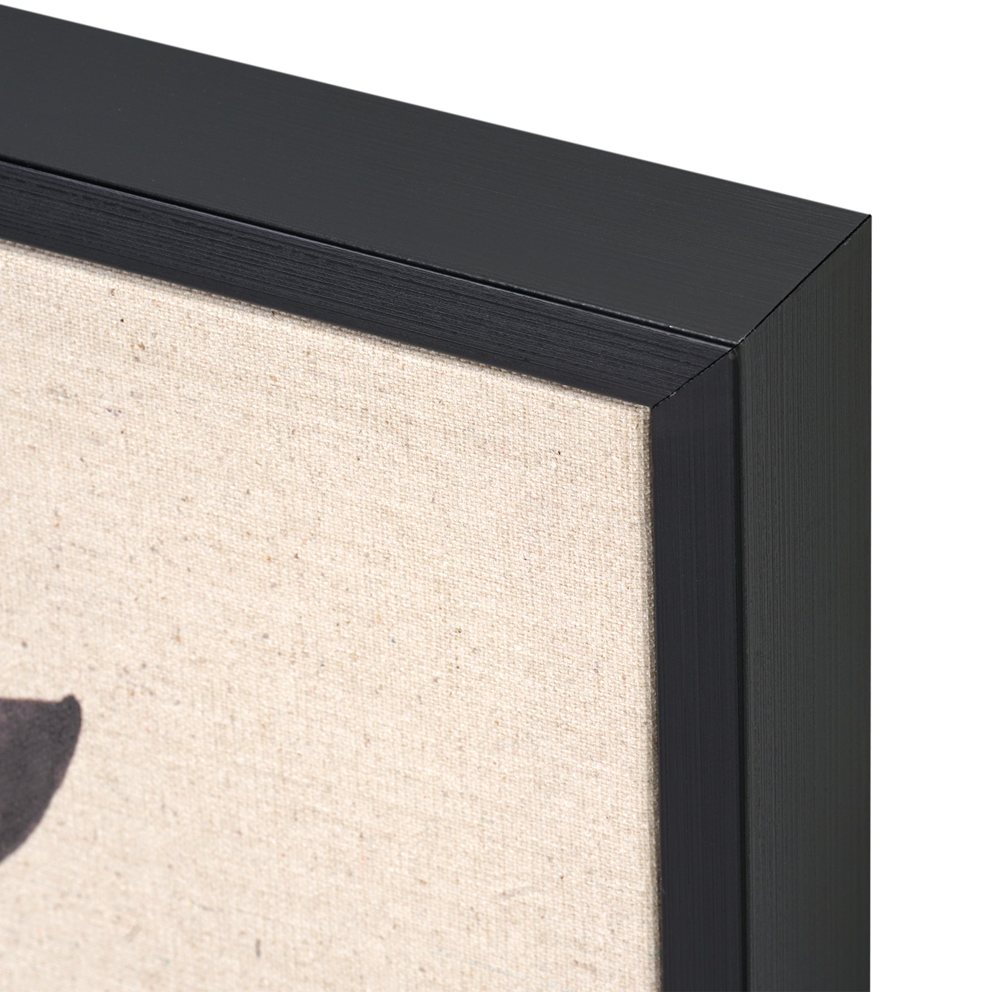 Linen - Black Plant Gouache