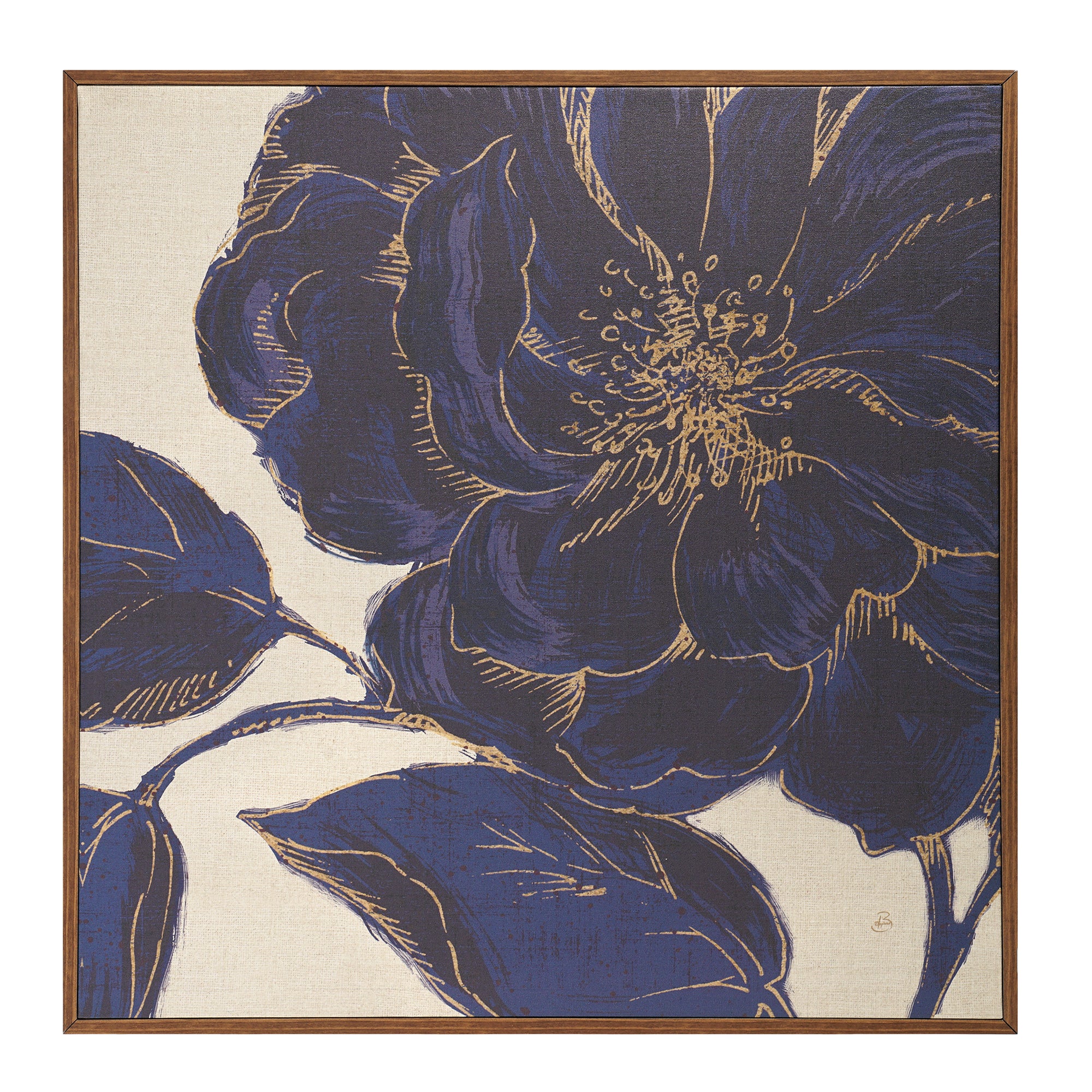 Linen - Indigo Garden II