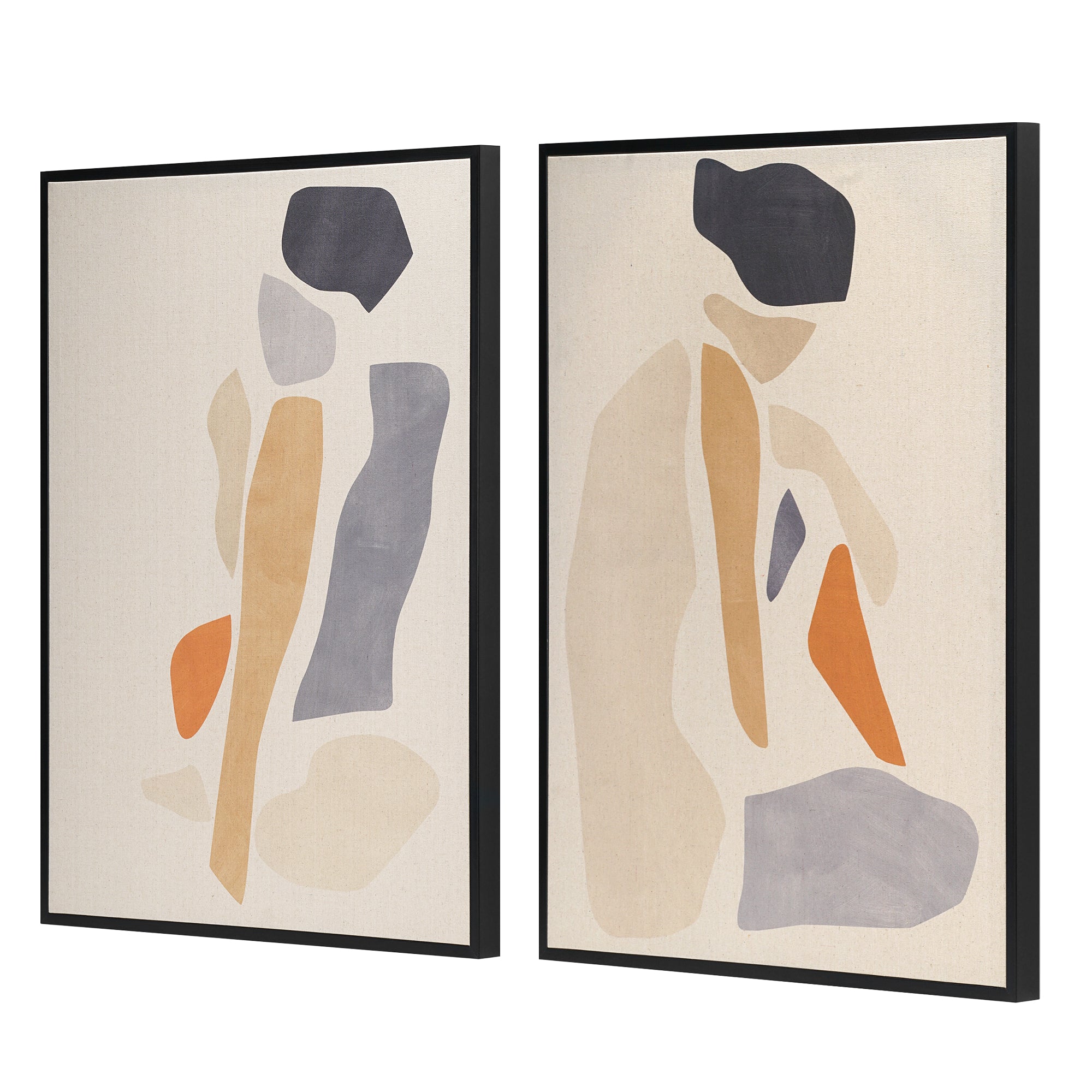 Linen - Silhouette Blocks Poise & Reflect