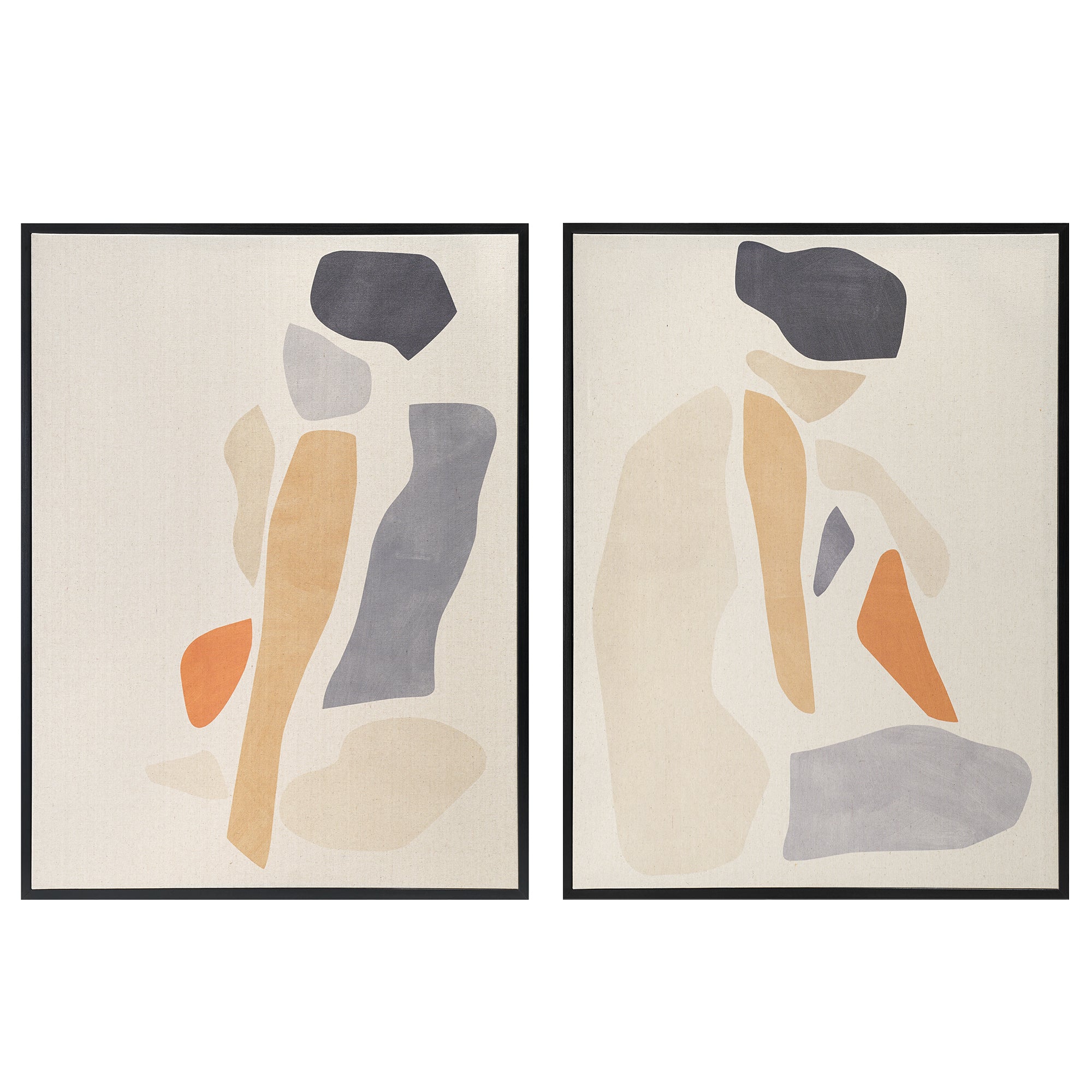 Linen - Silhouette Blocks Poise & Reflect