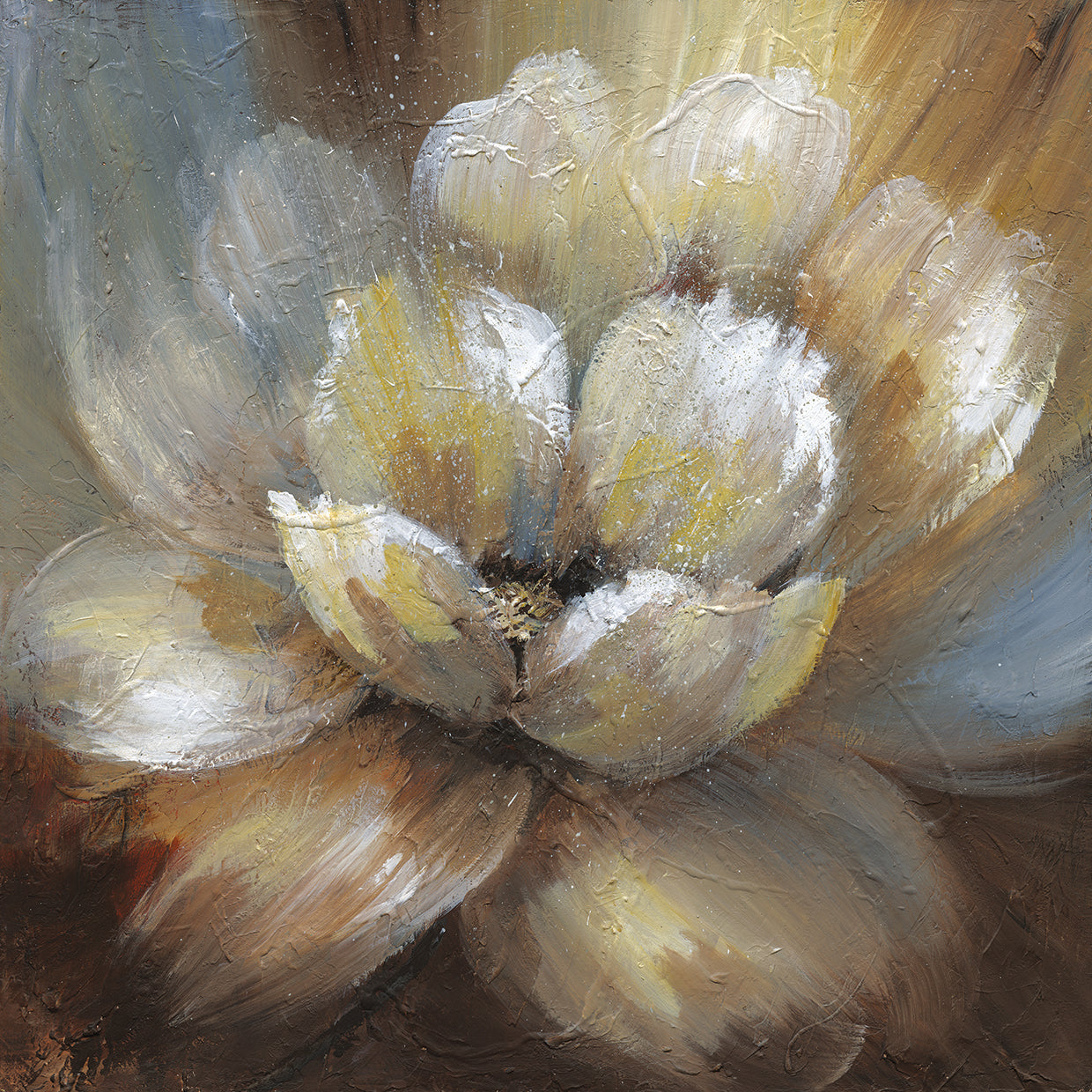 Blooming I by Nan - museum quality wall art work on large canvas & framed canvas prints
