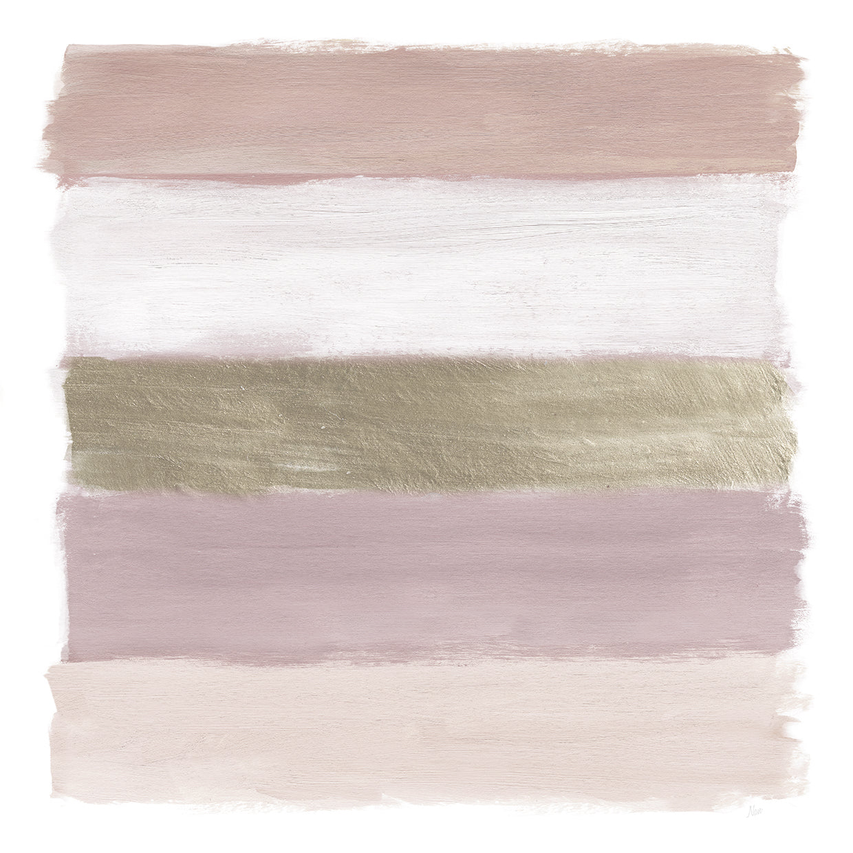 Brushstrokes Soft by Nan - larger sizes handcrafted wall art work on large canvas & framed canvas prints