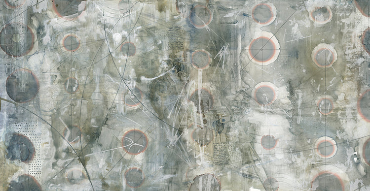 Recurrent Frequencies by Carol Robinson - larger sizes handcrafted wall art work on large canvas & framed canvas prints