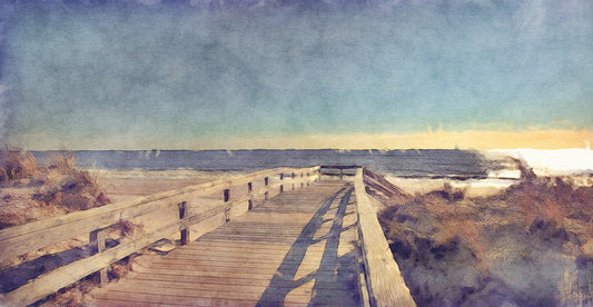 Boardwalk I Canvas Art