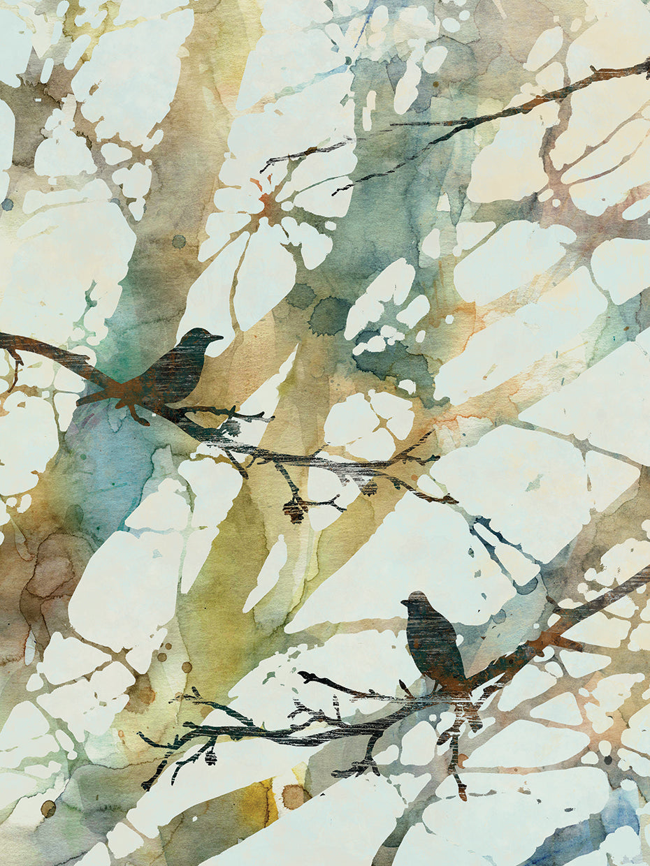 Botanical Birds II by Carol Robinson - lowest price wall art work on large canvas & framed canvas prints