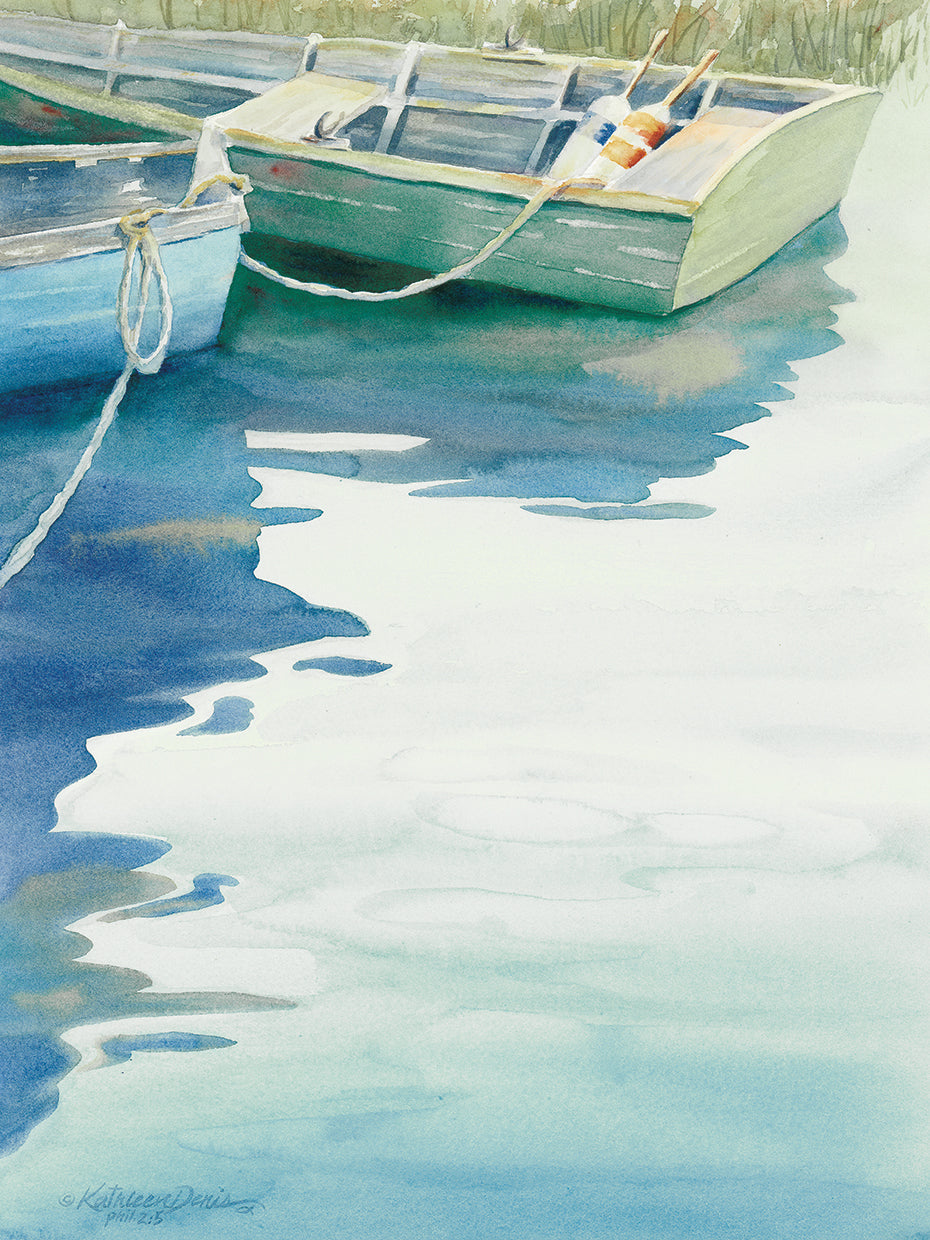 Calm Reflections by Kathleen Denis - best quality handcrafted wall art work on large canvas & framed canvas prints
