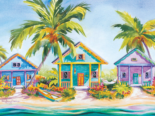 Island Charm by Kathleen Denis - highest quality handcrafted wall art work on large canvas & framed canvas prints