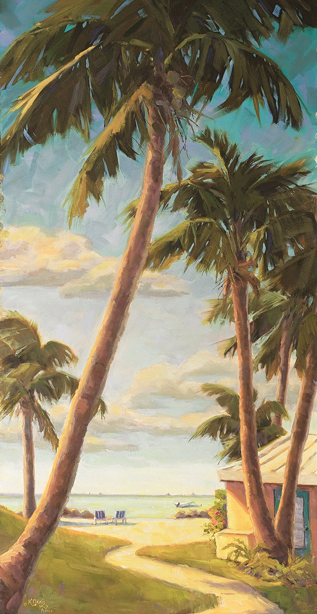 Island Day Bright by Kathleen Denis - lowest price wall art work on large canvas & framed canvas prints