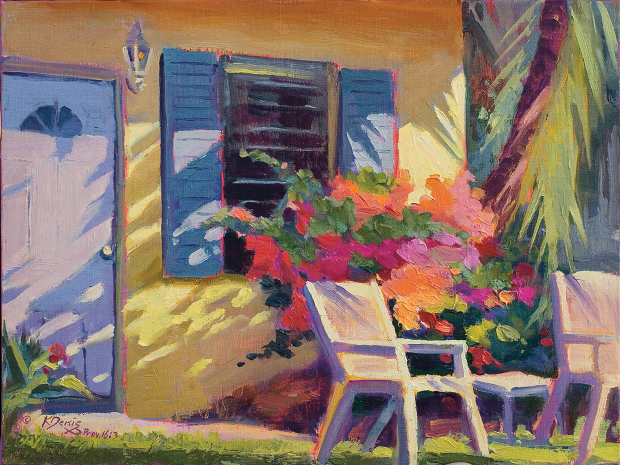 Key Largo Morning by Kathleen Denis - handcrafted wall art work on large canvas & framed canvas prints, made to order