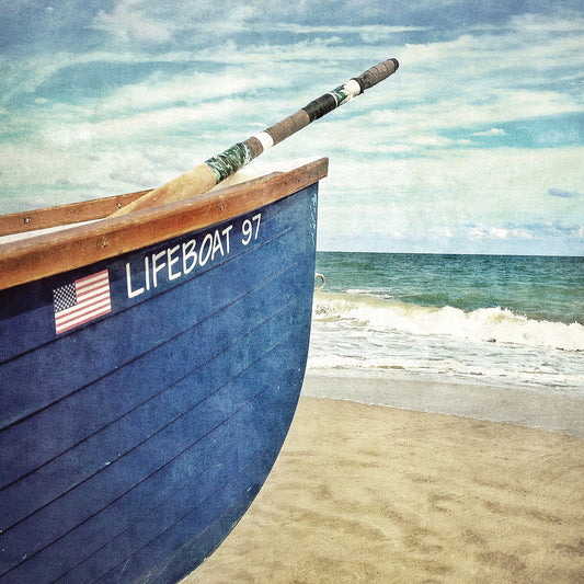 Lifeguard Boat Canvas Art