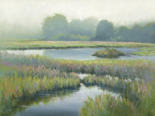 Morning at Edmund's Marsh Canvas Prints