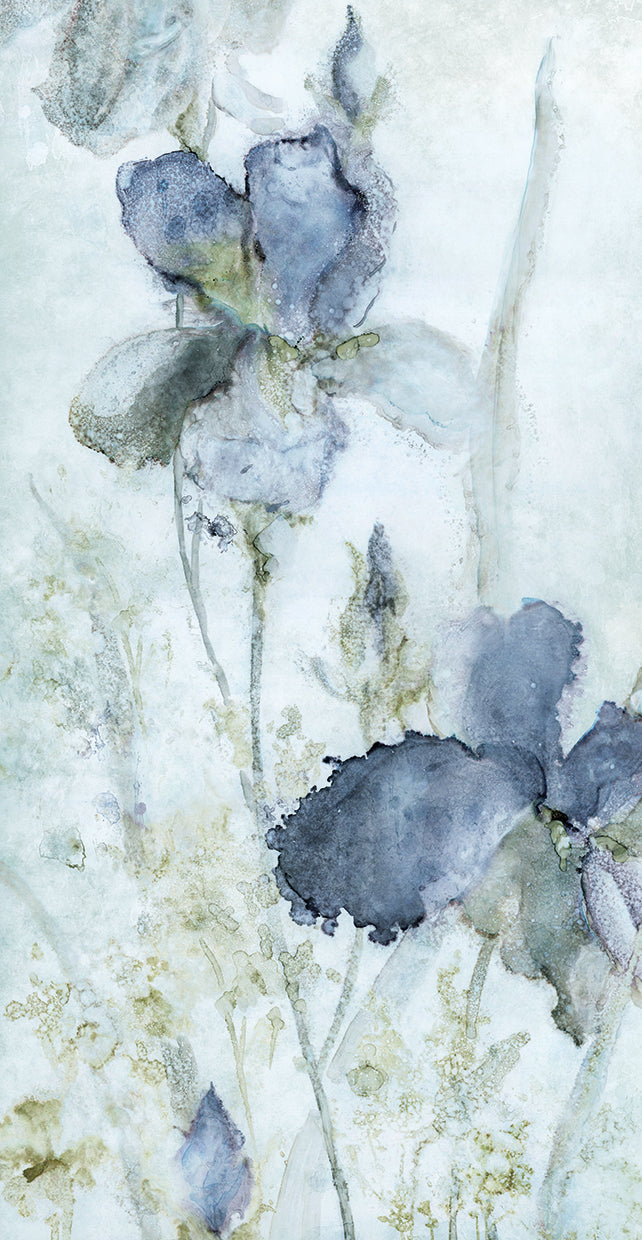 Morning Iris by Carol Robinson - larger sizes handcrafted wall art work on large canvas & framed canvas prints