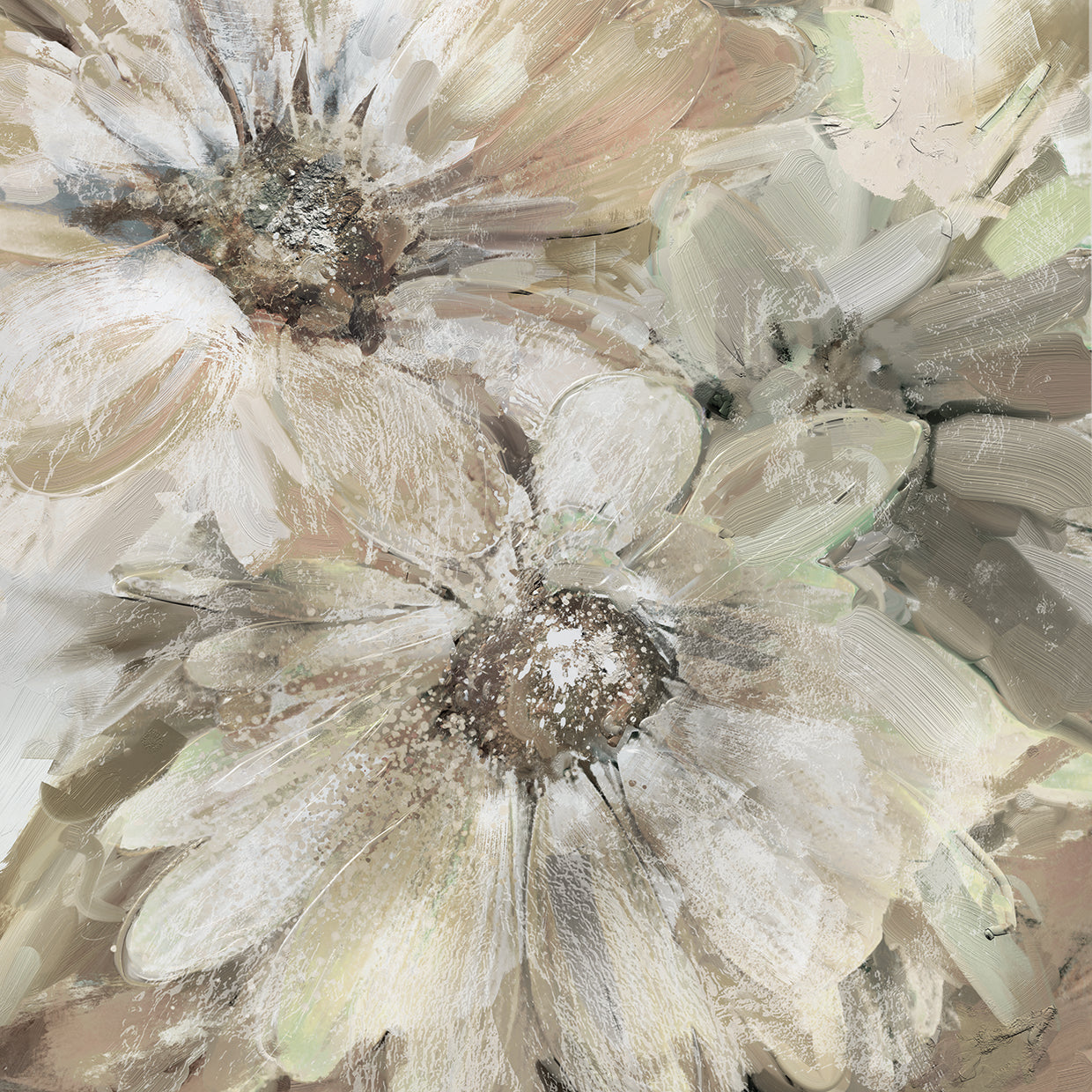 Precious Daisies Soft Square