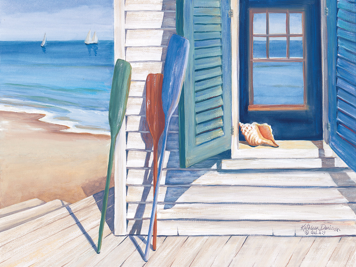 Seashore by Kathleen Denis - best quality handcrafted wall art work on large canvas & framed canvas prints