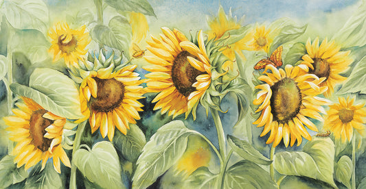 Sunshine by Kathleen Denis - best quality handcrafted wall art work on large canvas & framed canvas prints