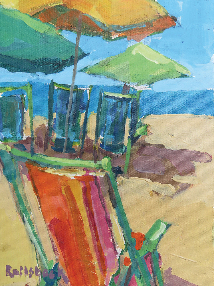 Arte de la lona de días de playa