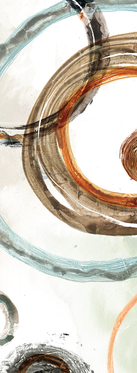 Cuadro en lienzo con círculos abstractos I