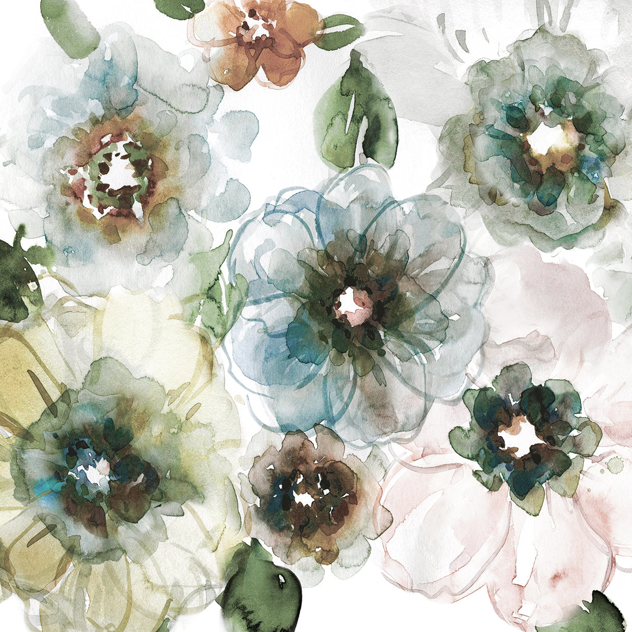 Blooming of Spring II Soft by Carol Robinson - museum quality wall art work on large canvas & framed canvas prints