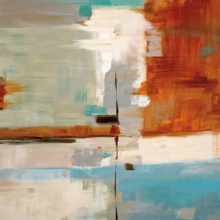 Quad Fusion II by Sally Swatland - highest quality handcrafted wall art work on large canvas & framed canvas prints