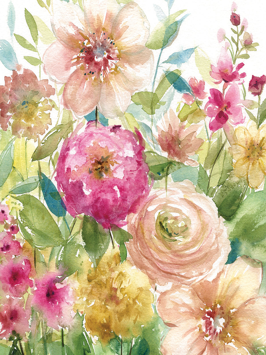Bloomin' Pretty by Carol Robinson - handcrafted wall art work on large canvas & framed canvas prints, made to order