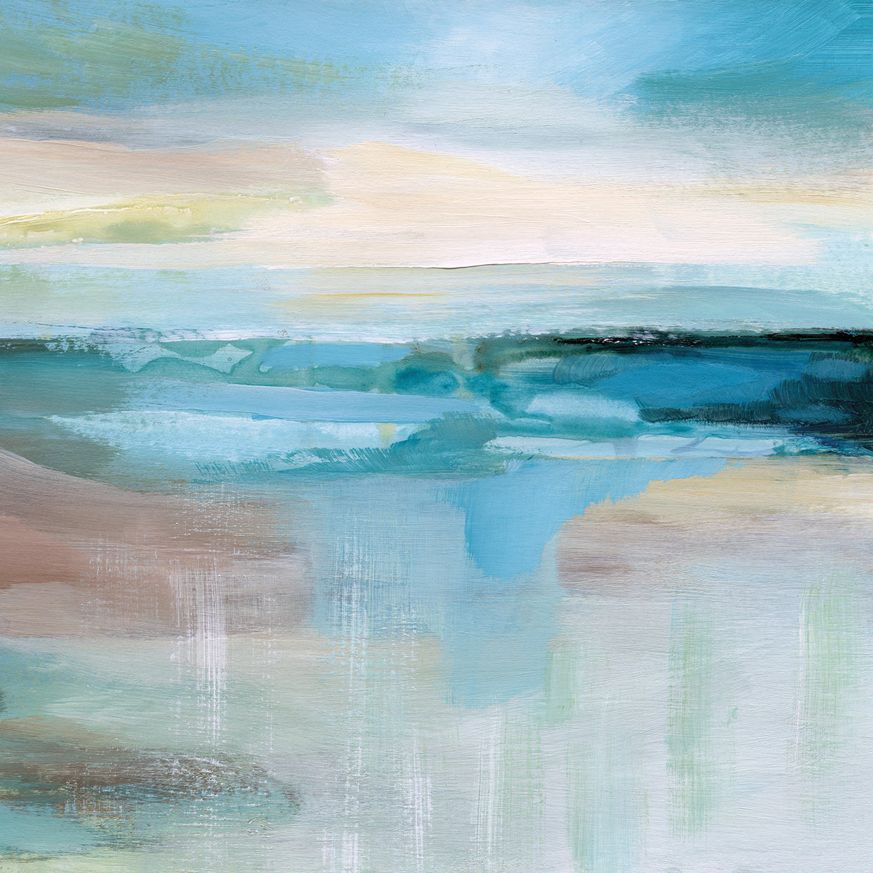 Coastal Dream by Nan - museum quality wall art work on large canvas & framed canvas prints