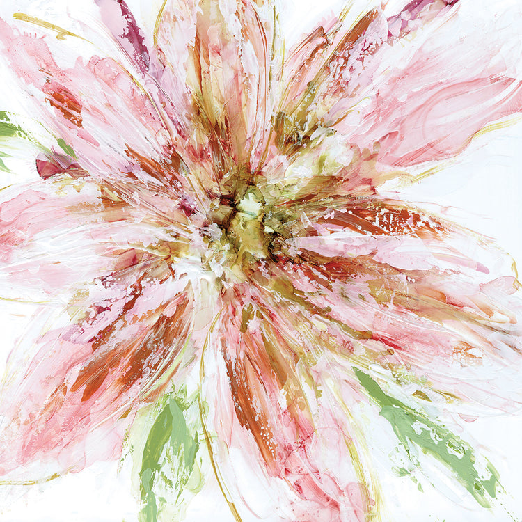 Floral Strokes I by Carol Robinson - best quality handcrafted wall art work on large canvas & framed canvas prints