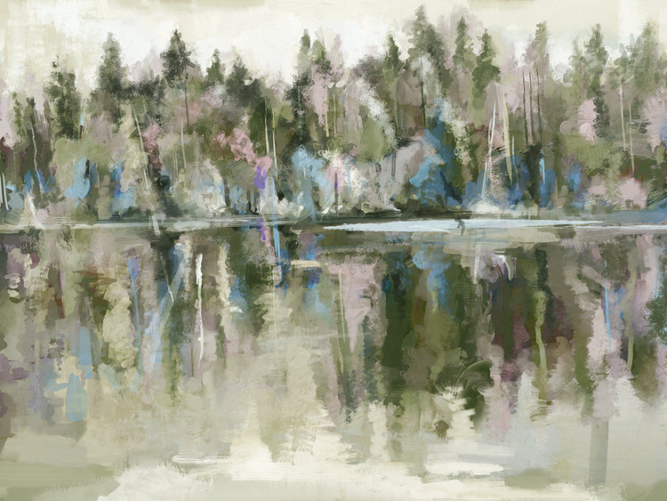 Lakehouse View Pastels