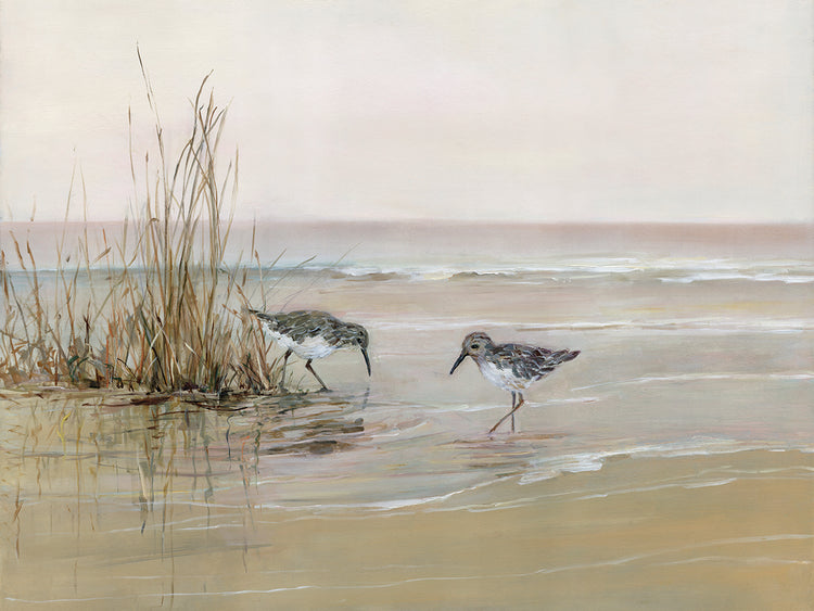 Early Risers I by Sally Swatland - highest quality handcrafted wall art work on large canvas & framed canvas prints