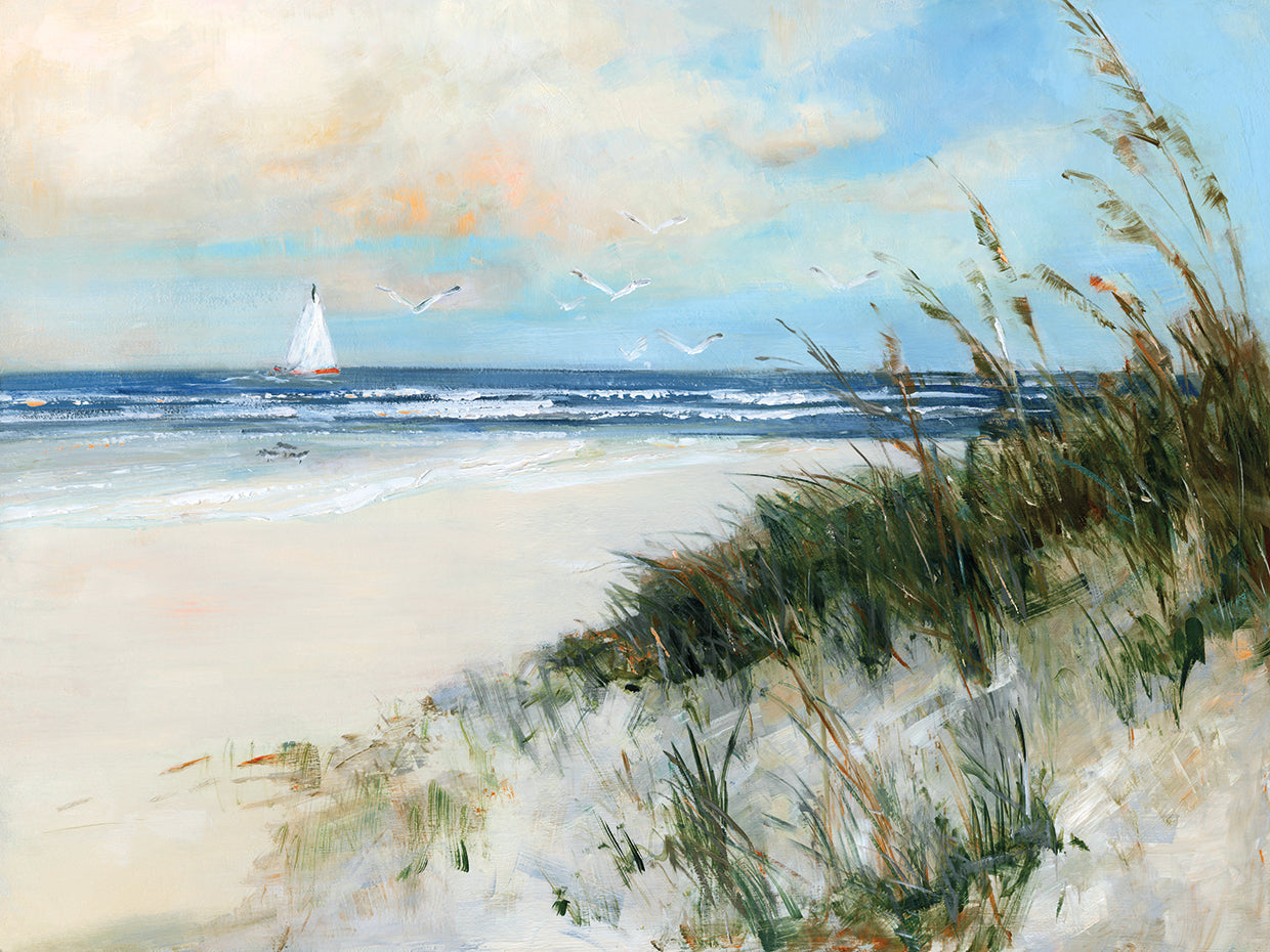 Oak Island Sunrise by Sally Swatland - museum quality wall art work on large canvas & framed canvas prints