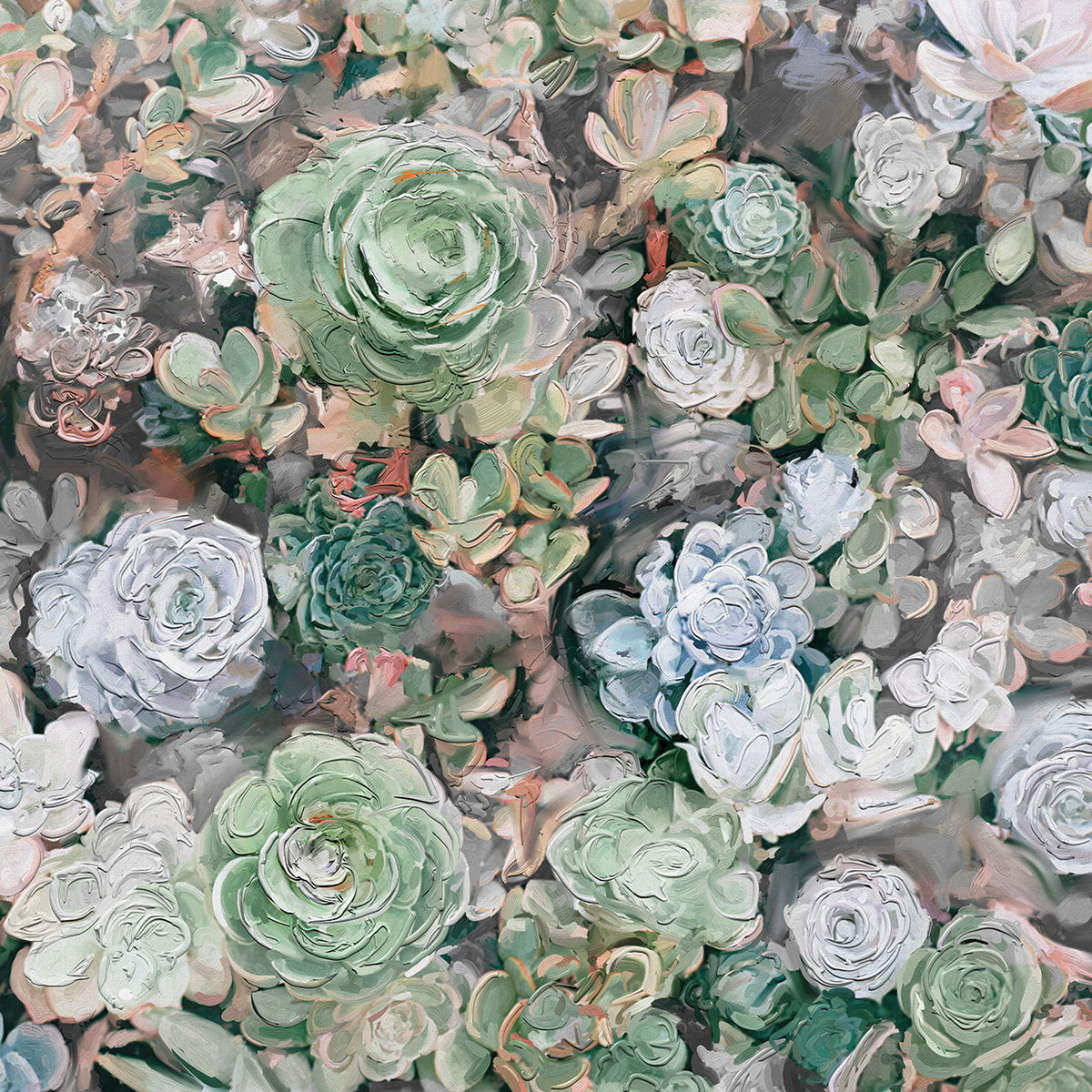 Succulent Garden Square
