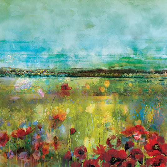 Abstract Meadow Canvas Art
