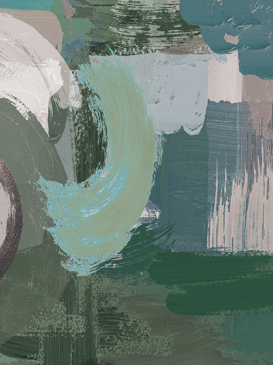 Olive Green Abstract