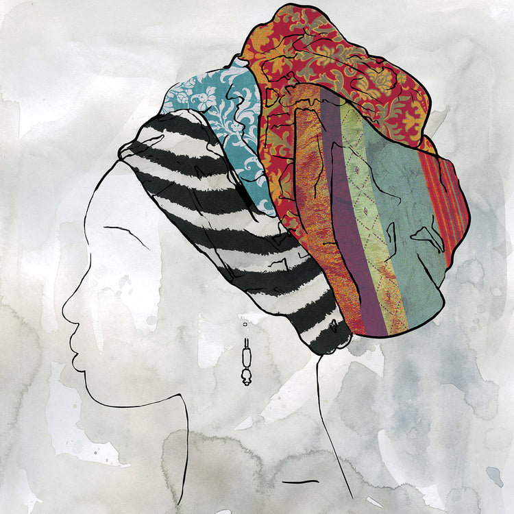 Portrait of Africa II by Carol Robinson - lowest price wall art work on large canvas & framed canvas prints