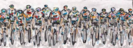 Cyclists 262 Canvas Art
