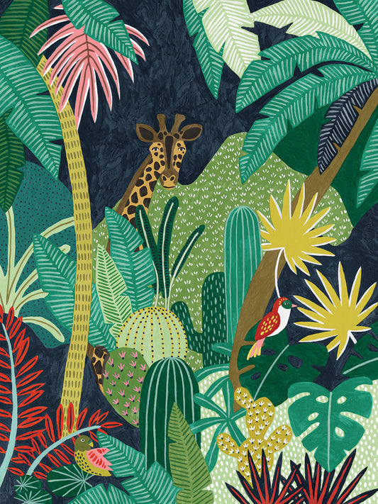 Tropical Okapi Canvas Prints