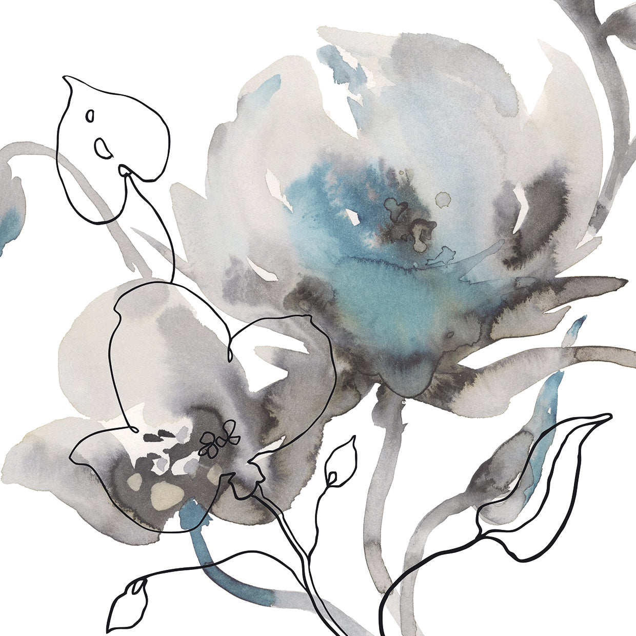 Winter Floral Illustrated II