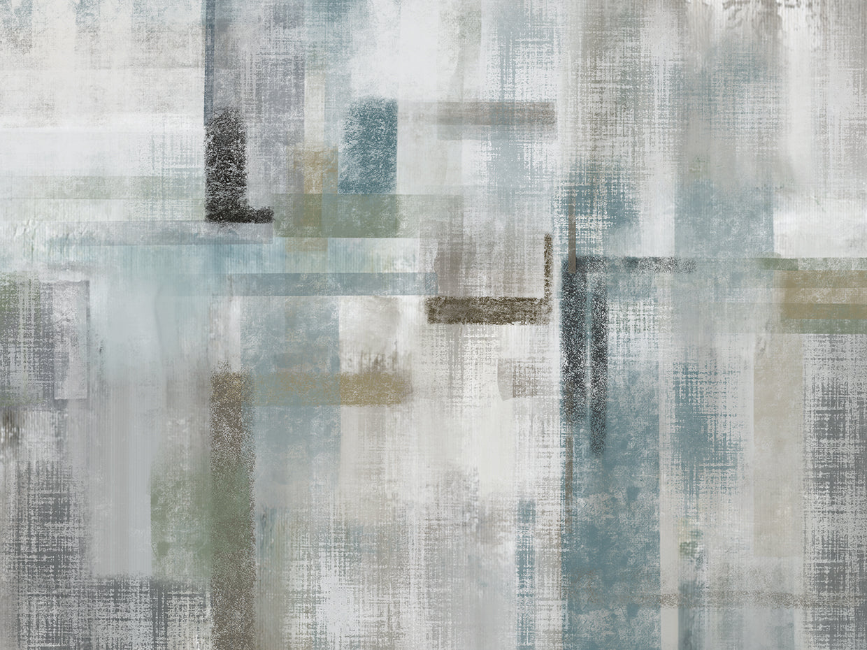 Bits and Pieces Light by Nan - museum quality wall art work on large canvas & framed canvas prints