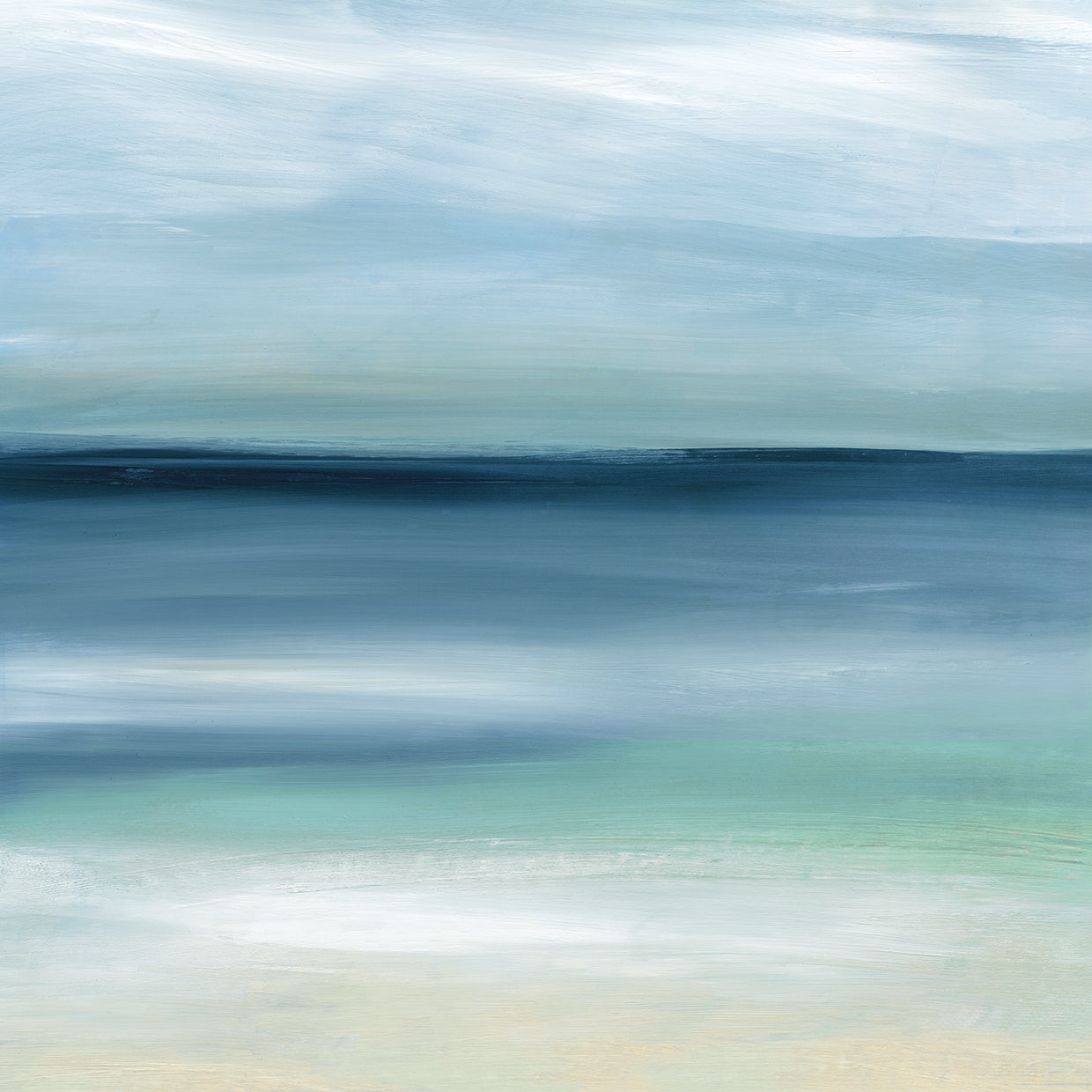 Calm Seas by Carol Robinson - museum quality wall art work on large canvas & framed canvas prints