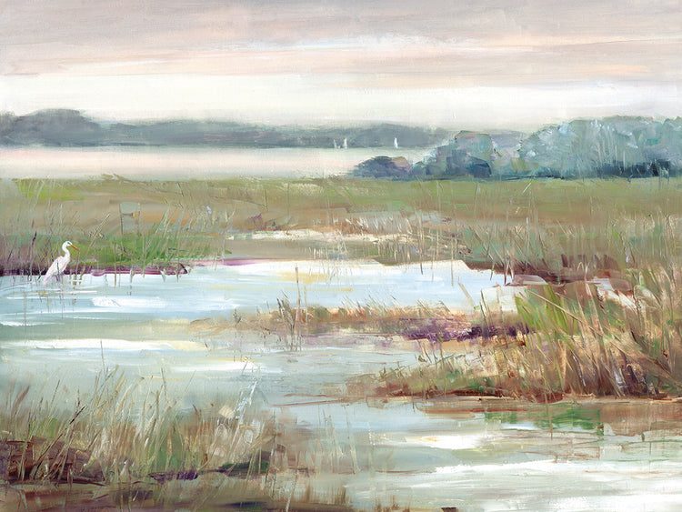 Early Morning Magic by Sally Swatland - handcrafted wall art work on large canvas & framed canvas prints, made to order