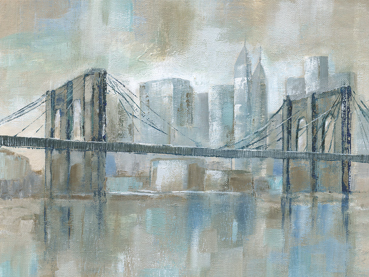 East River Wonder by Nan - larger sizes handcrafted wall art work on large canvas & framed canvas prints